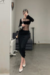 Un Morceau velvet lace split sleeve jacket (two pieces) UM231SZ33